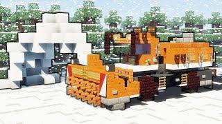 Minecraft - How To Make A Snow Blower | Vehicle Tutorial