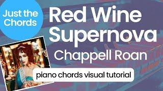 Piano Chords - Red Wine Supernova (Chappell Roan)