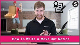 How To Write A Move Out Notice