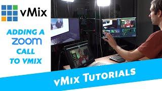 Adding a Zoom Call to your vMix Production. New video in description for direct Zoom integration!