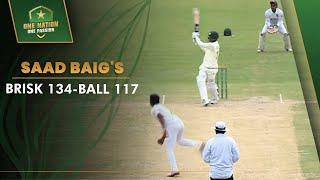 Saad Baig's Brisk 134-ball 117 | Pakistan U19 vs Bangladesh U19 Four-Day Match | PCB | MA2T