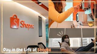 a day in the life of working with Shopee   | first time to go to office