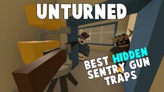 Unturned | Top 3 Hidden Sentry Traps (Where To Hide Turrets)