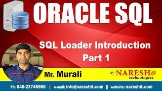 SQL Loader Introduction Part 1 | Oracle SQL Tutorial | Mr.Murali