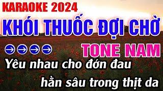 Khói Thuốc Đợi Chờ Karaoke Tone Nam Karaoke Đăng Khôi - Beat Mới