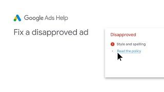 Google Ads Help: About the ad approval process
