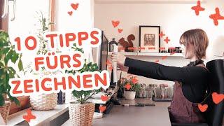 10 Tipps, die das Zeichnen leichter machen!