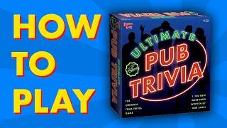 UGAMES HOW TO PLAY ULTIMATE PUB TRIVIA