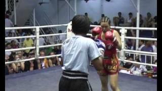 Rosie knocks out opponent round 1 for Sinbi Muay Thai