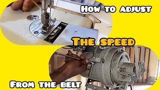 How to adjust the speed on your Industrial Sewing machine