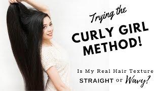 Trying Out The Curly Girl Method on Asian Straight Hair -Discovering My Other Hair Texture