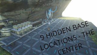 9 BEST HIDDEN BASE LOCATIONS - THE CENTER - ARK SURVIVAL EVOLVED