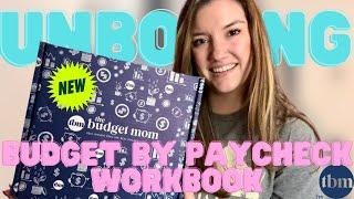 UNBOXING THE *NEW* BUDGET BY PAYCHECK WORKBOOK BY THE BUDGET MOM | budget workbook | TBM | 2024