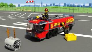 Airport Fire Truck  - LEGO City - 60061