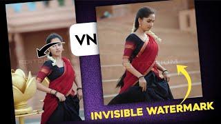 How to Add Invisible watermark in Your Video | vn video editing telugu