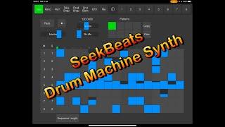 SeekBeats - Drum Machine Synth Groovebox - It Is NOT AUv3 - Another Classic Still Great in 2023