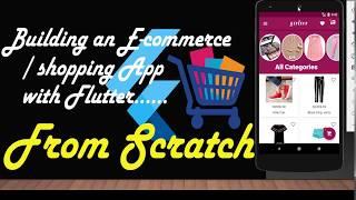 Shopping App in flutter from scratch