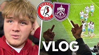 *VLOG* BRISTOL CITY 0-1 BURNLEY  FIERY ATMOSPHERE AND AWAY LIMBS!