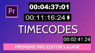 How To add timecode in video - Timestamp premiere pro Tutorial