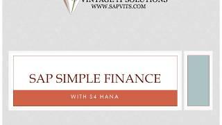 SAP Simple Finance Video | SAP Simple Finance Training Material