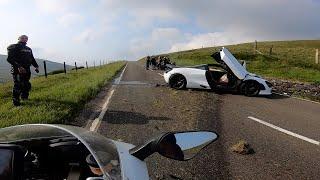 TT 2024 Crashed McLaren on the Mountain    HD 1080p