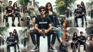 3D Couple Attitude Ai Photo Editing | Bing Images Creator New Trends | Ai Photo Editing