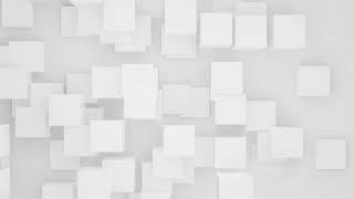 Abstract White Background Video, White Cube Motion Background Loop | Free Stock Footage