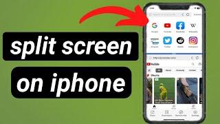 How to use split screen on iphone iOS 17 // How to get split view n iphone