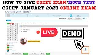 Live Demo:-How To Give CSEET January 2023 Exam/ Mock Test | CSEET January 2023 Online Exam Process