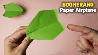 How to Make a Boomerang Paper Airplane | Easy Origami Tutorial