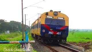 Amazing Local Train Video for Sounds || Chuk Chuk Train with Reverse Mode Gadi