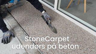 StoneCarpet: Udendørs på beton