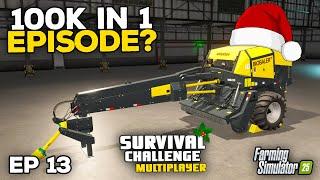 $100,000 in 1 Episode? | Farming Simulator 25 - Survival Challenge | Episode 13