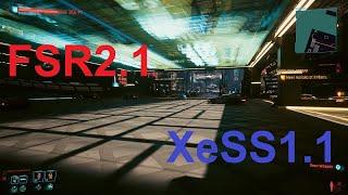 Cyberpunk 2077 Ray Tracing Overdrive Optimization Mod FSR2.1 vs XeSS1.1