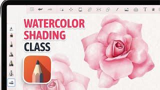 Watercolour Shading Class in Autodesk Sketchbook | Using FREE Brushes + Create Paper Texture