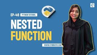 What is Nested Function in Python | EP-48 Nested Function | Function within Function | Python Videos