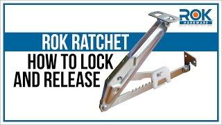 How to Lock and Release the Rok Ratchet Lift Up Support