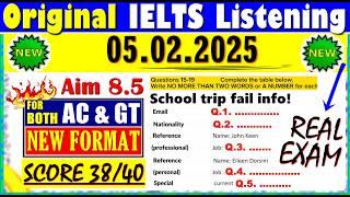 IELTS LISTENING PRACTICE TEST 2025 WITH ANSWERS | 05.02.2025