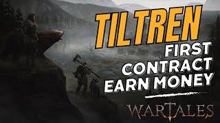 Wartales Tiltren where to accept first contract and earn money.