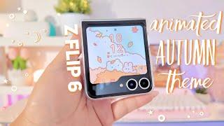  Animated AUTUMN Theme   | download for free  |  Z FLIP 6 