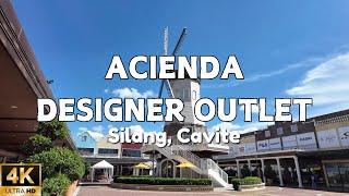 [4K] Walking Tour at ACIENDA Designer Outlet 2024: Largest Outlet Mall in the Philippines | Cavite