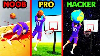 NOOB vs PRO vs HACKER HOOP WORLD