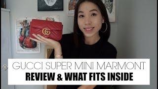 GUCCI SUPER MINI MARMONT | REVIEW & WHAT FITS INSIDE | STYLES BY NGOC