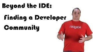 Beyond the IDE: Finding a Developer Community