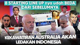 PUNDIT AUSTRALIA 'KAGET! Timnas punya Banyak Bintang Eropa ’ Perbandingan Bintang INDO vs AUSTRALIA