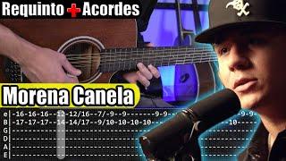 Morena Canela - Chino Pacas - Requinto + Acordes | TABS | Tutorial Guitarra