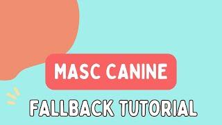 Masc Canine Fallback Avatar Tutorial