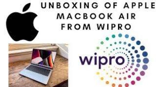 Wipro Laptop Kit 2022 || Wipro Welcome Kit |Wipro Macbook Air Unboxing