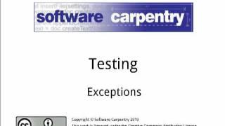 Testing - Episode 2 - Exceptions