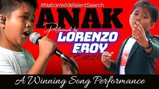 LORENZO EROY II ANAK (A winning performance)